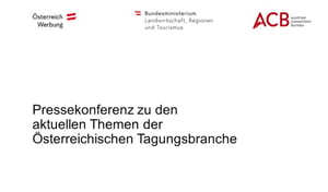 Aktuelle Themen der österreichischen Tagungsbranche